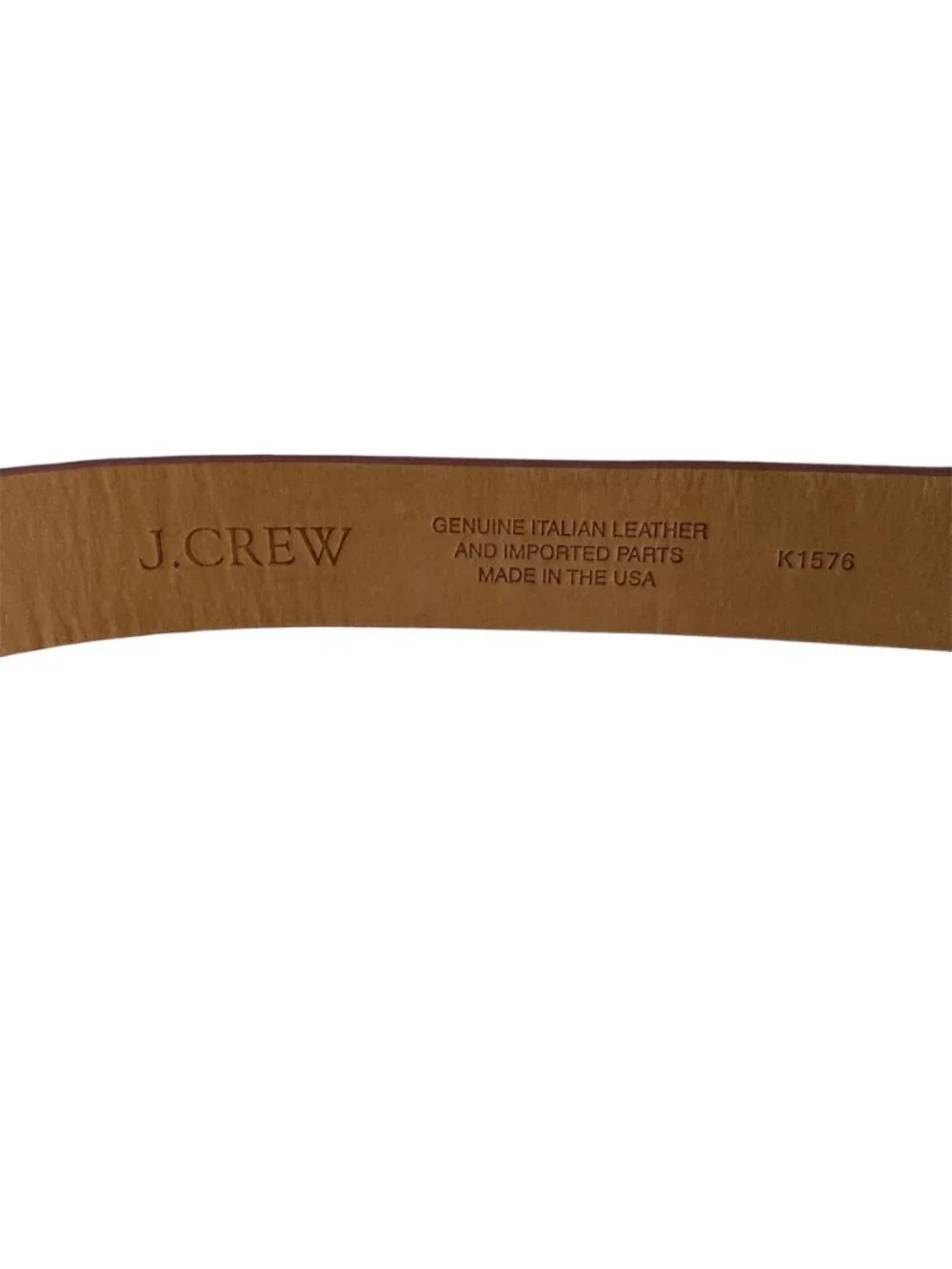 J. Crew Embossed Croc Pink Leather Belt S - Picture 4 of 5